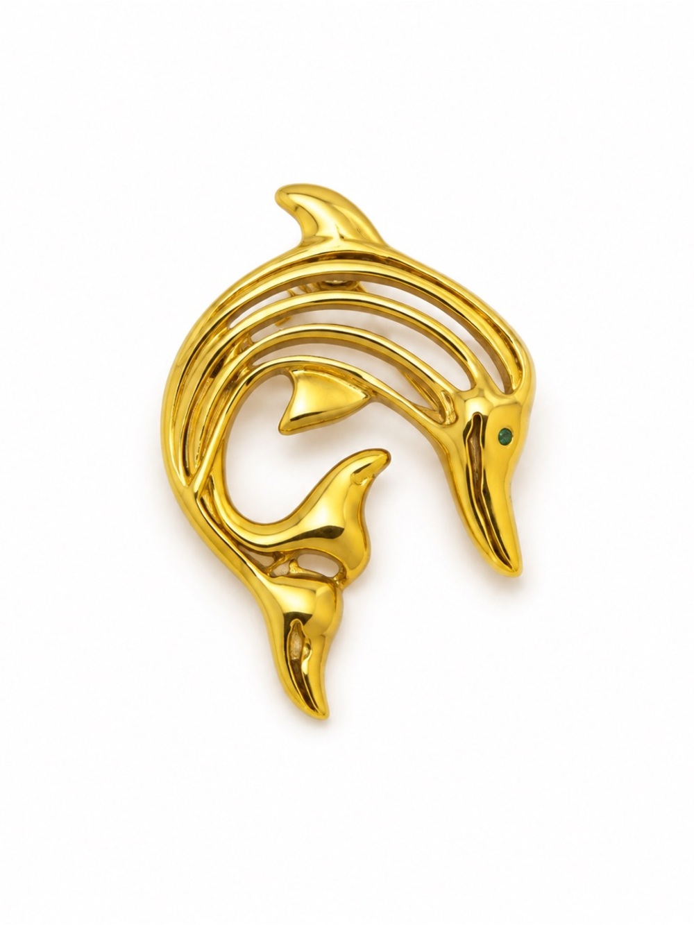Vintage Dolphin Ore Dolphin Brooch NWT